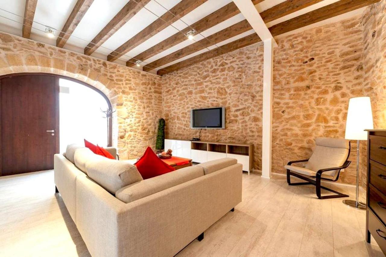 Casa Sa Pedra, En El Centro Historico De Alcudia Villa ภายนอก รูปภาพ